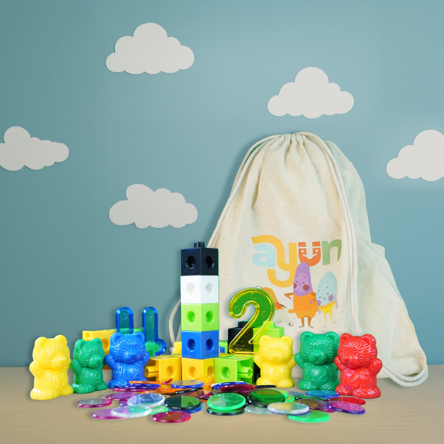 🔢 Set KOIHUE Lógico matemático (2-4 años)