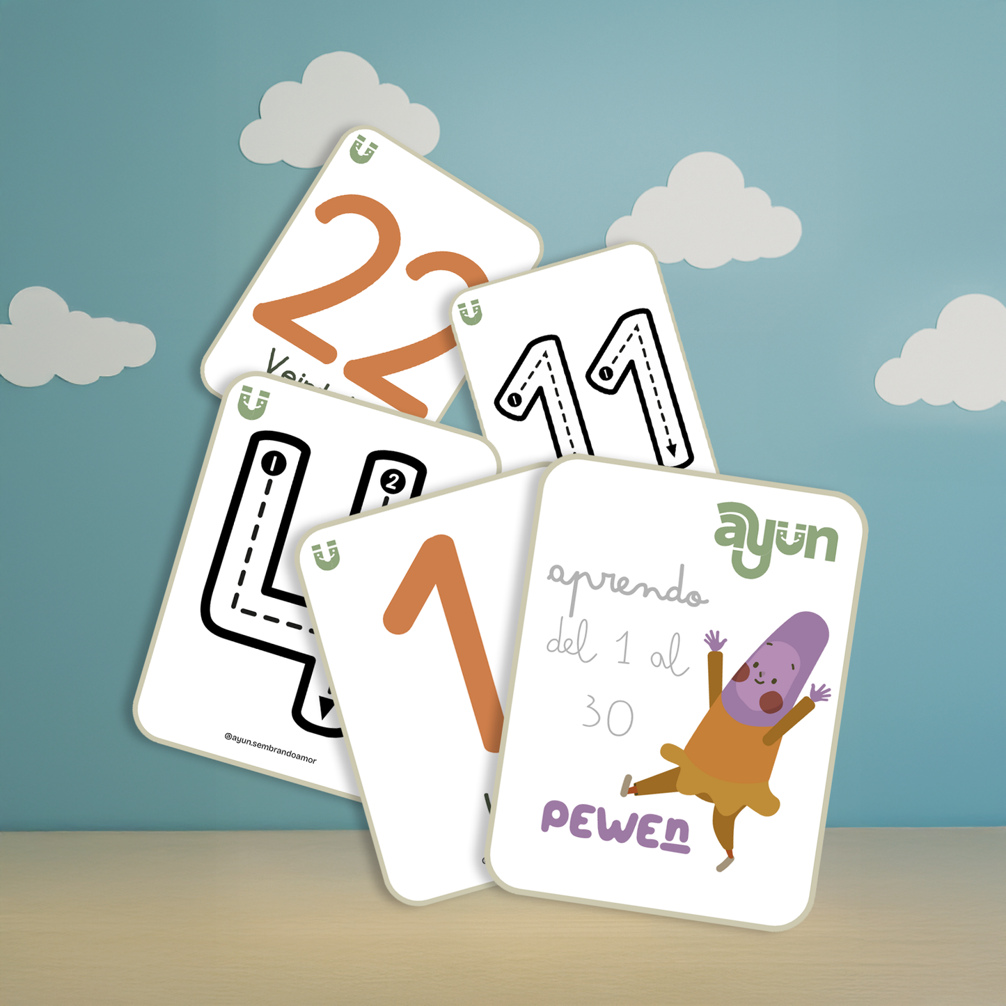 🎲 Set  PEWEN Lógico matemático (4-7 años)